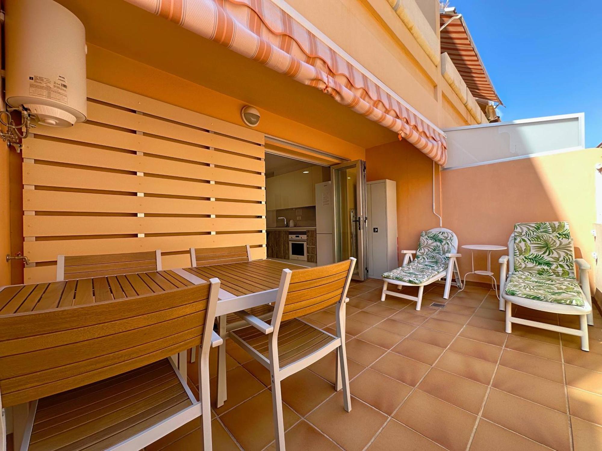 Los Cristianos Piscina Y Terraza エクステリア 写真